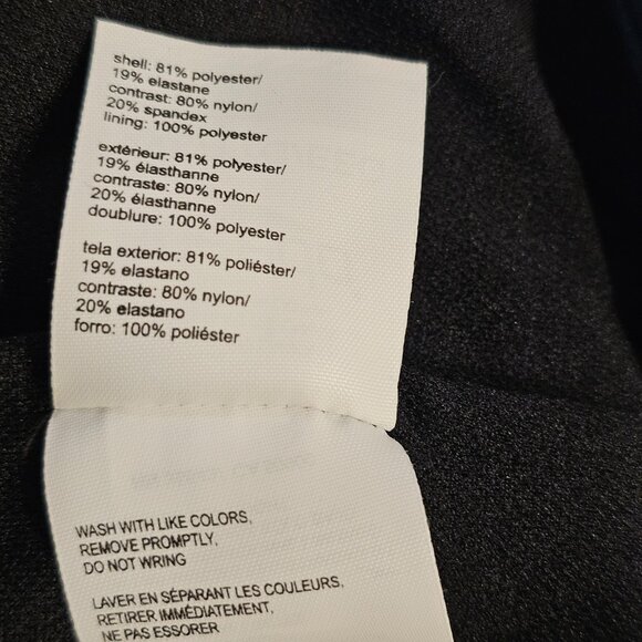 Speedo Swimming Suit, Black and Burgundy, Size XXL, Keyhole Back, 1 Piece - Picture 5 of 9